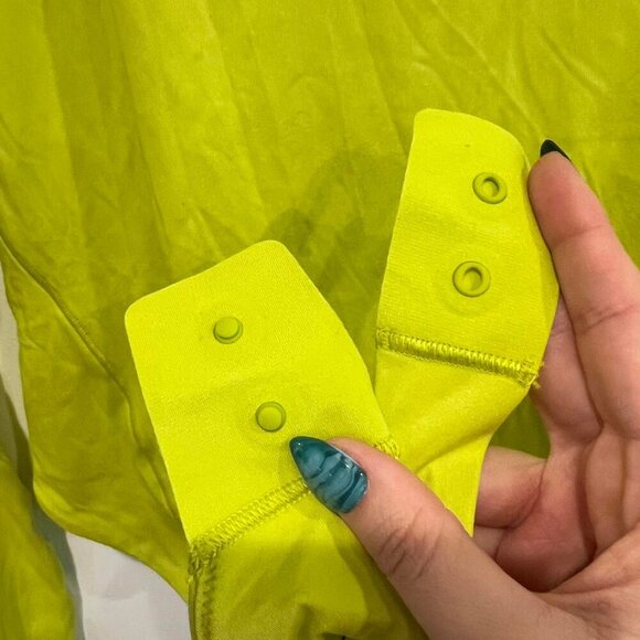 Lululemon Women's Neon Yellow Bodysuit - Picture 4 of 5